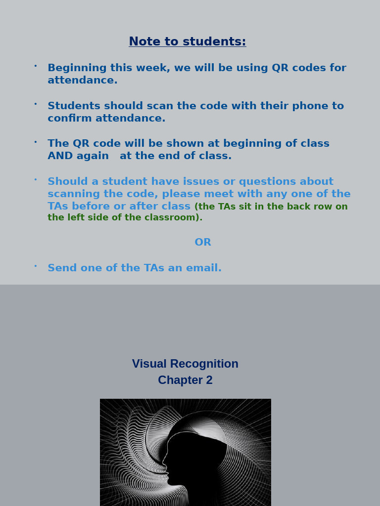 QR Code Attendance and Visual Perception | PDF | Perception | Visual ...