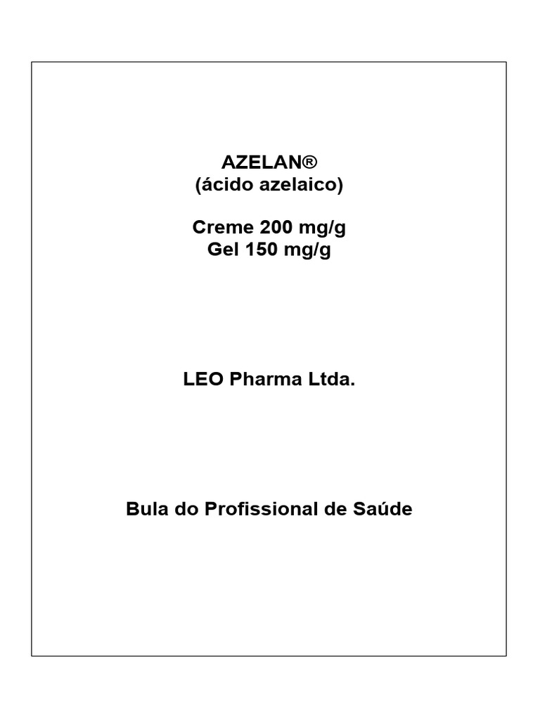 Bula do Azelan: Indicações e Composição | PDF | Amamentação | Gravidez