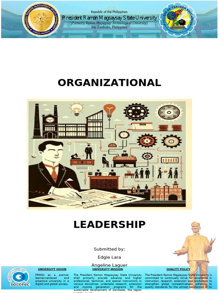 PRMSU Vision and Leadership Insights | PDF | Social Psychology | Leadership