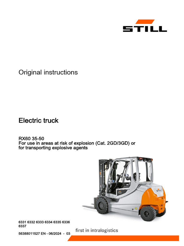 Electric Truck RX60 for Hazardous Areas | PDF | Vehicles | Vehicle ...