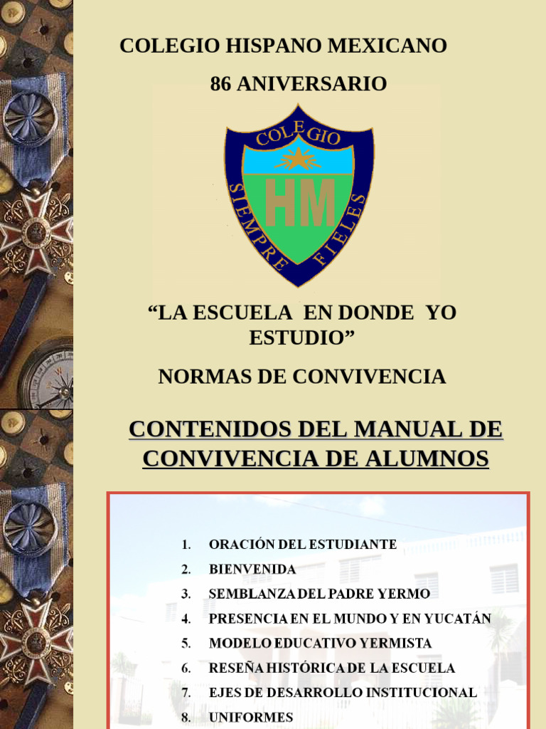 Normas de Convivencia 2012 Junta Padres de Familia Sep 2012 | PDF ...