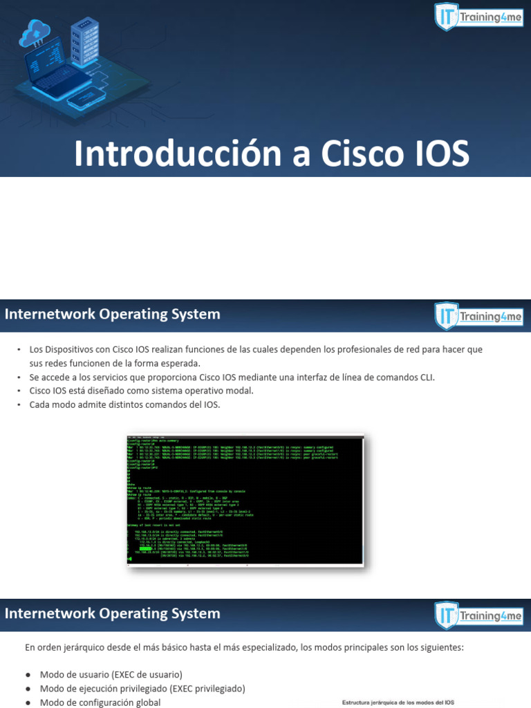Clase 3 Introduccion A Cisco IOS | PDF | Protocolos de internet ...