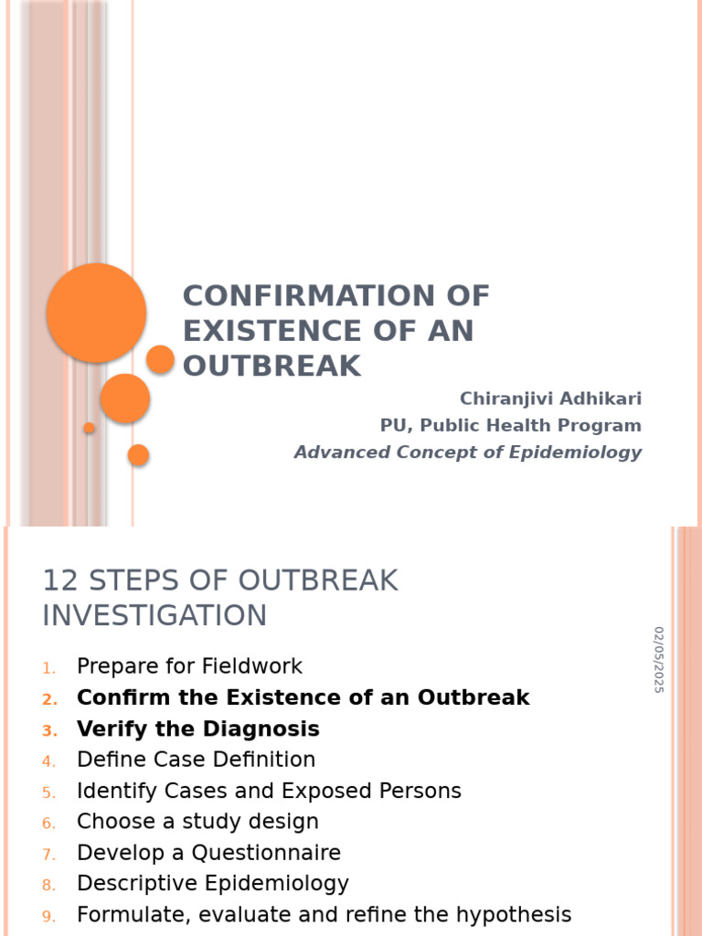 Confirming The Outbreak | PDF | Infection | Measles