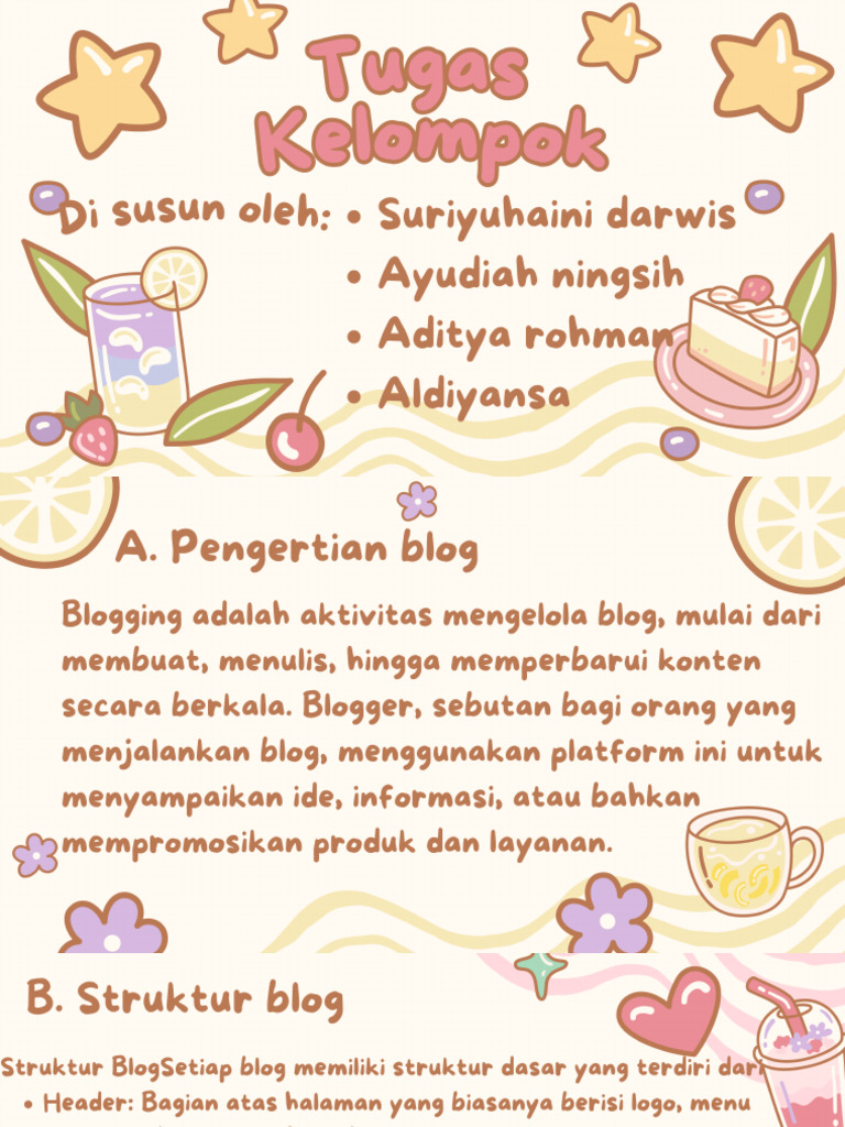 Tugas Kelompok 3 PPT Blog | PDF