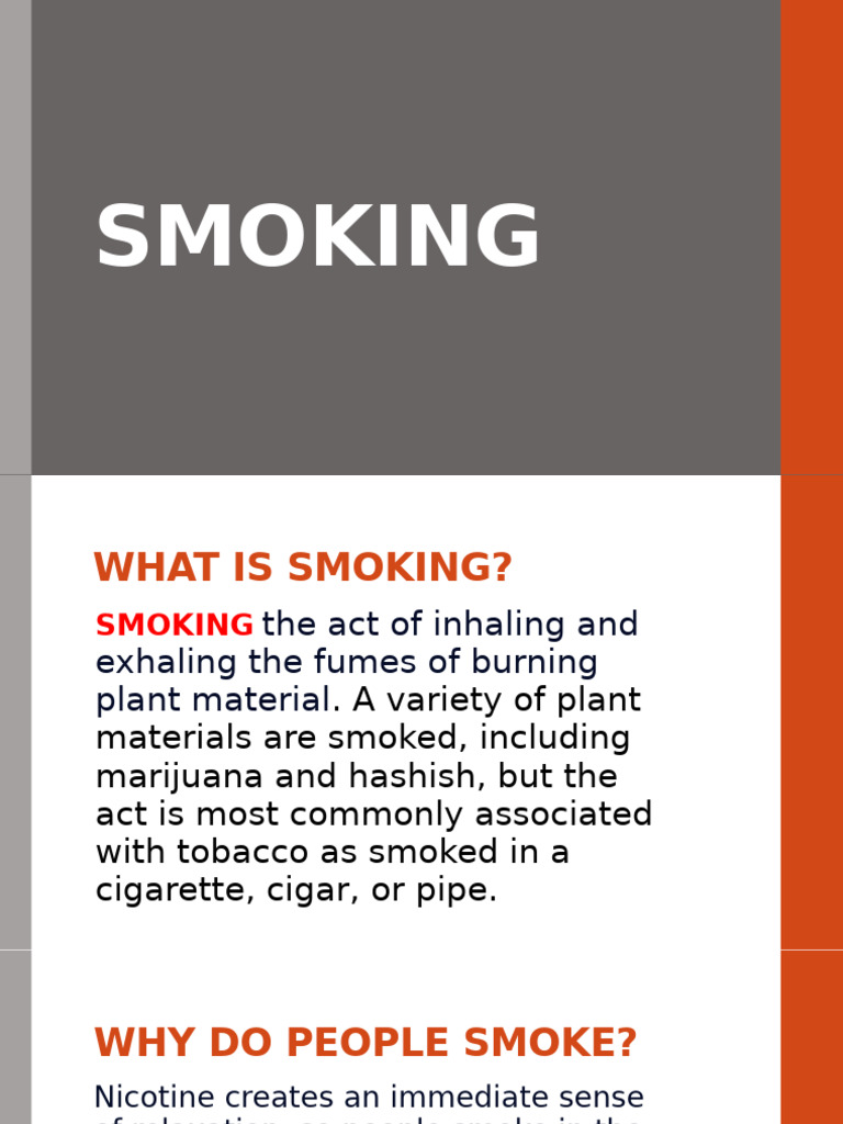 Understanding the Effects of Smoking | PDF