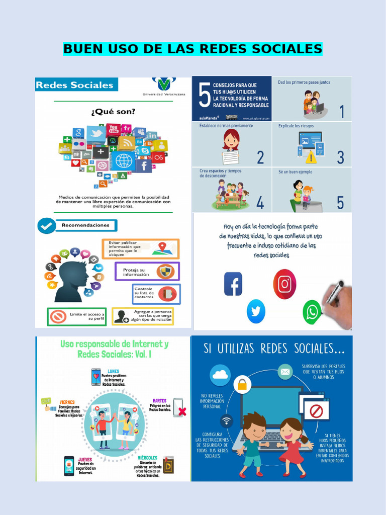 Buen Uso de Las Redes Sociales | PDF