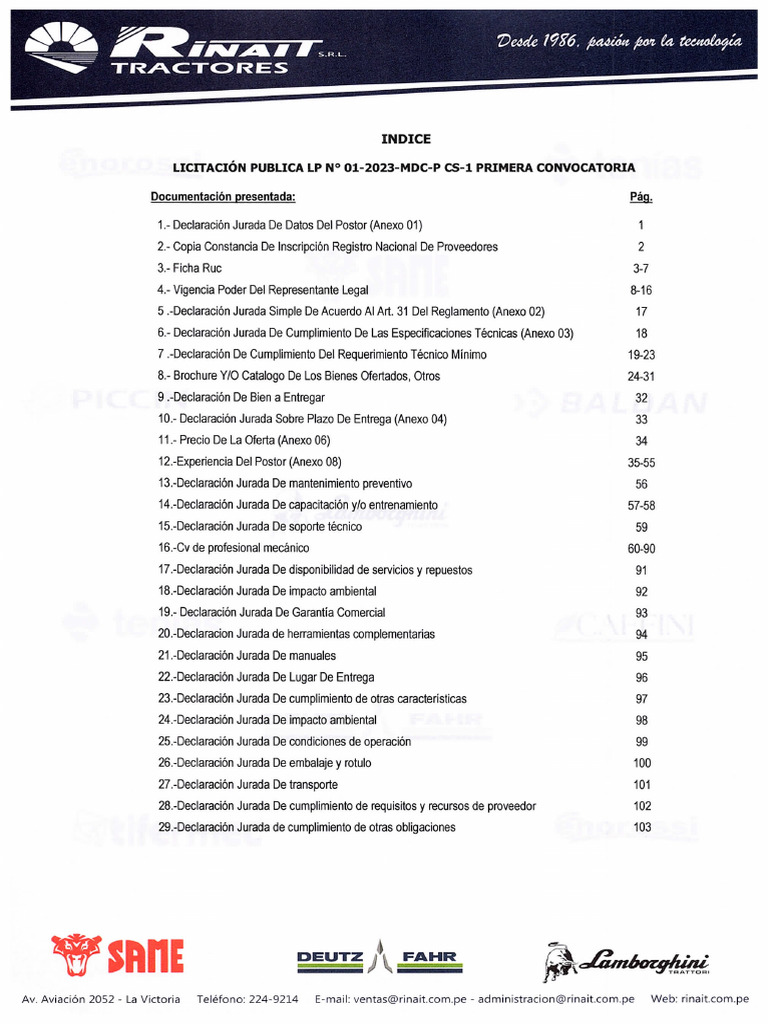 OFERTA+COLQUEPATA++RINAIT | PDF | Arbitraje | Justicia