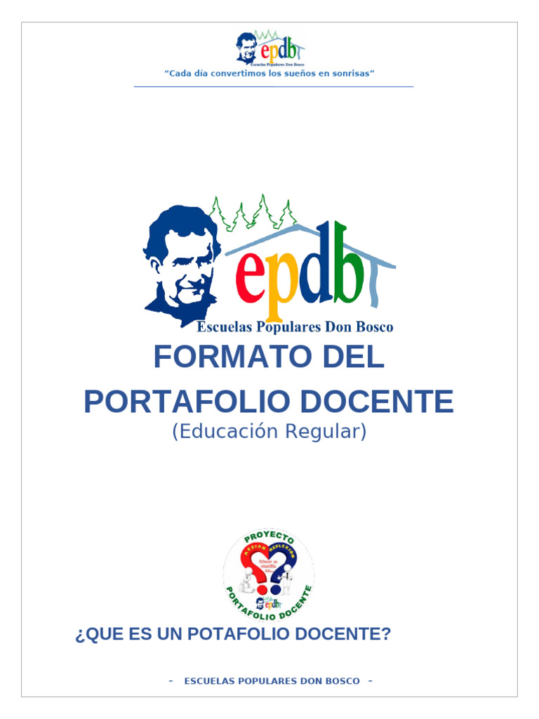 Portafolio Docente - 2024 | PDF | Maestros | Pedagogía