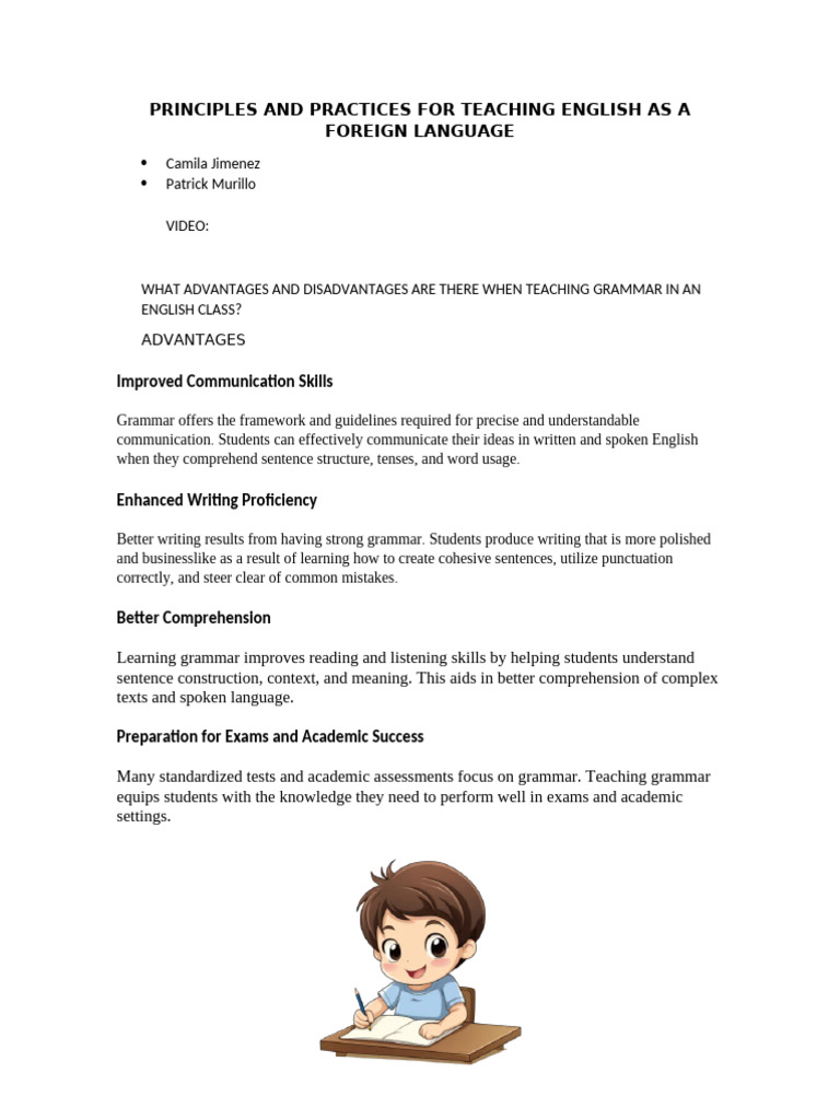 Principles and Practices For Teaching English As A Foreign Language ...