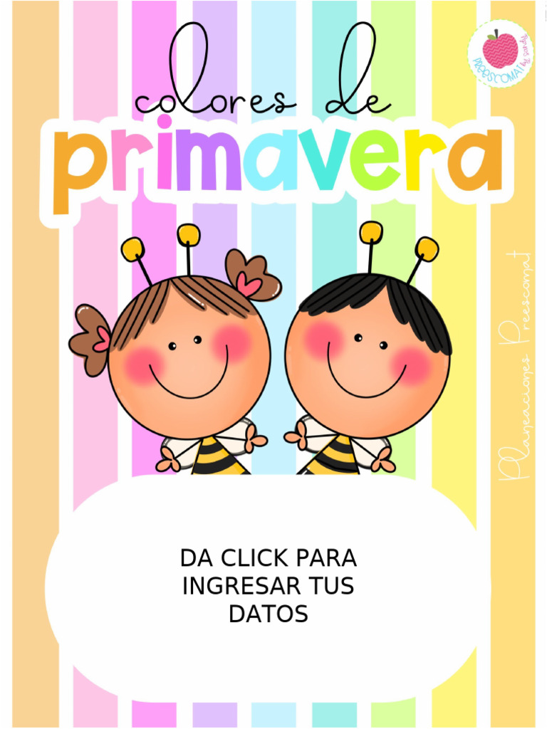 Actividades de Colores en Primavera | PDF | Color | Aprendizaje