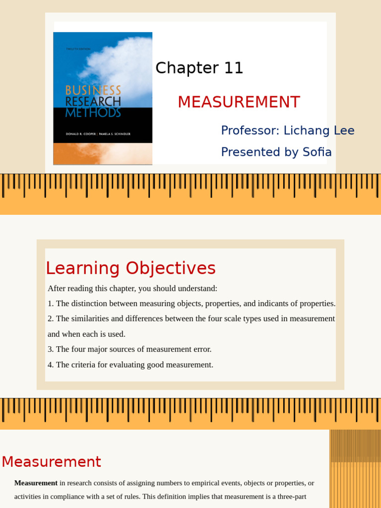 Understanding Measurement in Research | PDF | Level Of Measurement ...