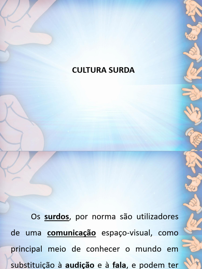 Cultura e Identidade Surda no Brasil | PDF | Surdez | Comunicação humana