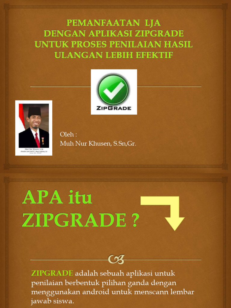 Pemanfaatan Aplikasi ZipGrade untuk Penilaian | PDF