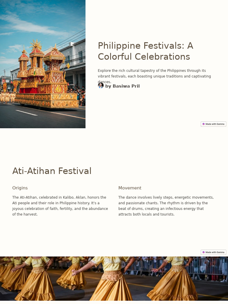 Philippine Festivals: Vibrant Cultural Celebrations | PDF