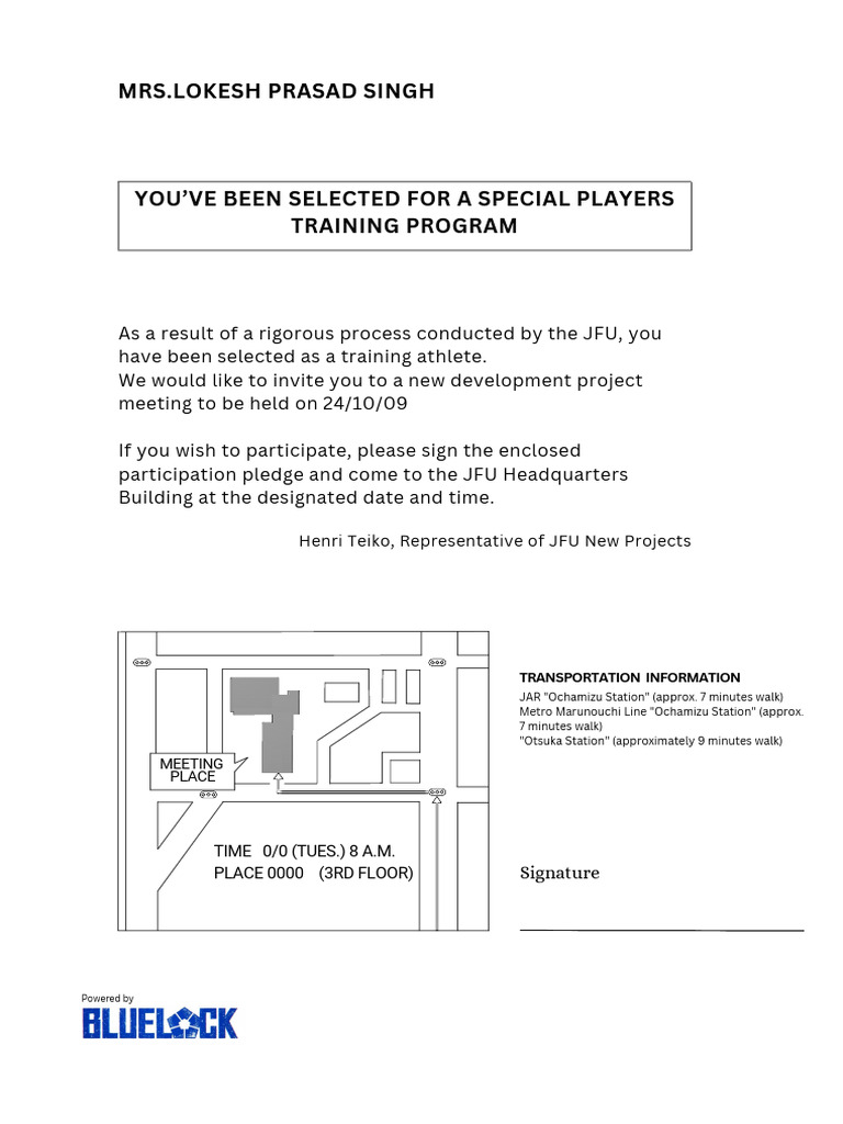 Invitation From JFU | PDF