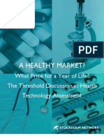 The Threshold Discussion in Health Technology Assessment