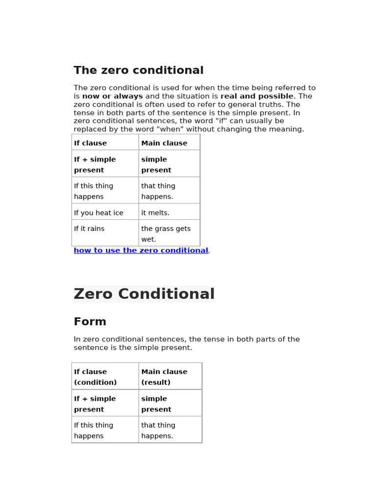 The Zero Conditional | PDF