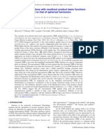 Gábor Czakó Et Al - Finite Basis Representations With Nondirect Product Basis Functions Having Structure Similar To That of Spherical Harmonics