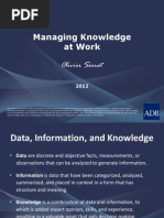 Download Managing Knowledge at Work by ADB Knowledge Solutions SN82411761 doc pdf