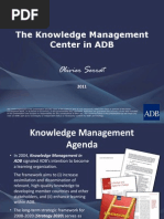 The Knowledge Management Center in ADB