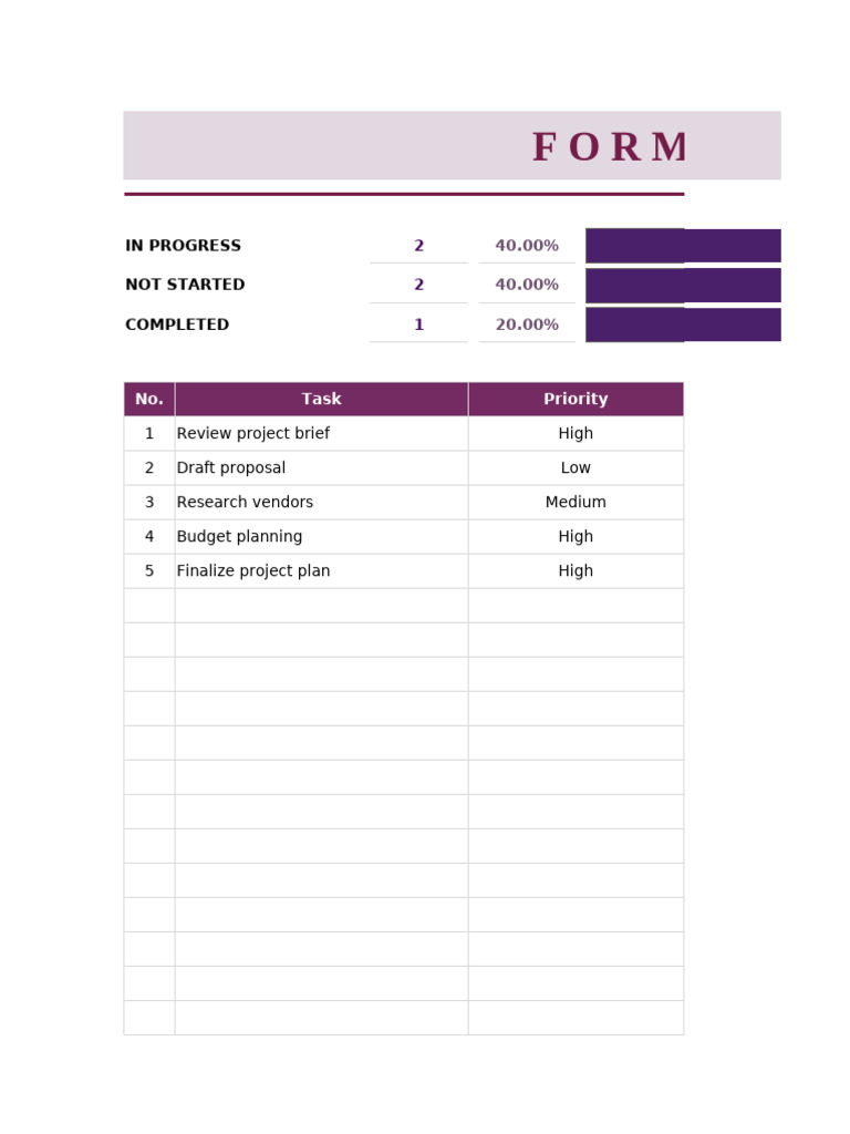 Format Action Plan Template | PDF