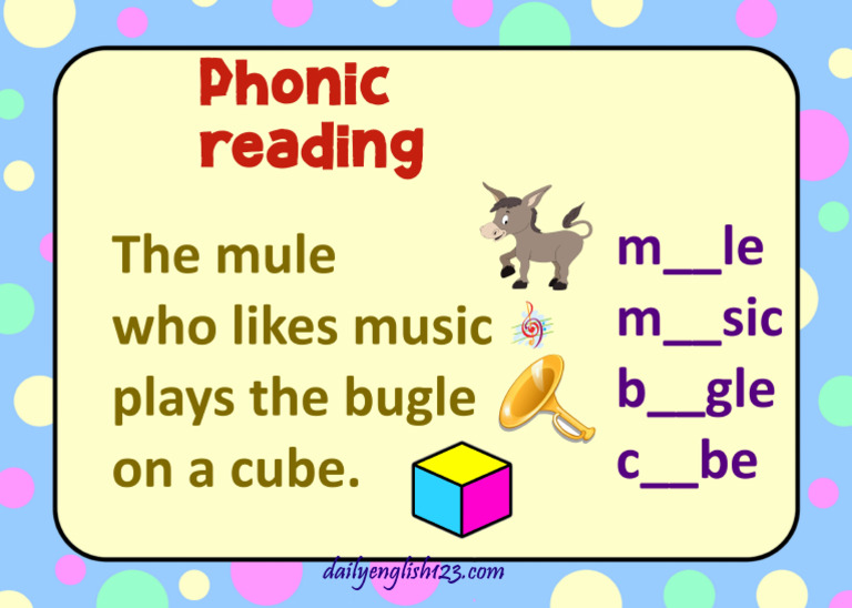 Phonics Reading 20 | PDF