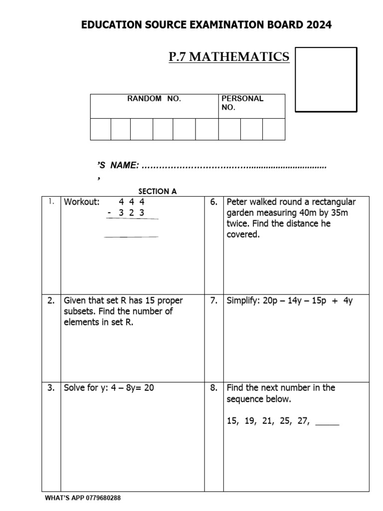 MTC Set Iii 0779680288 | PDF | Mathematics