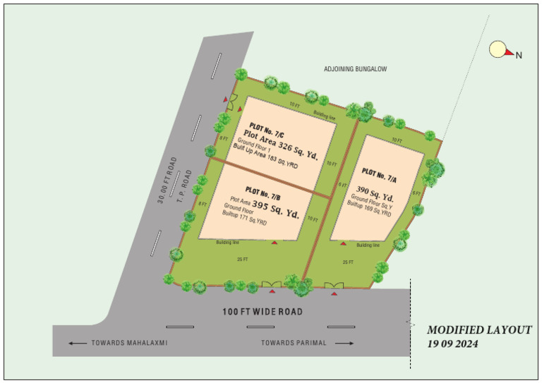 Modified Layout 19 09 2024: Adjoining Bungalow | PDF