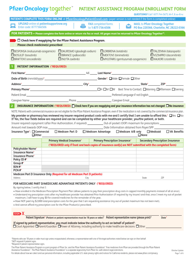 PAP Enrollment Form | PDF | Medicare (United States) | Medical Prescription