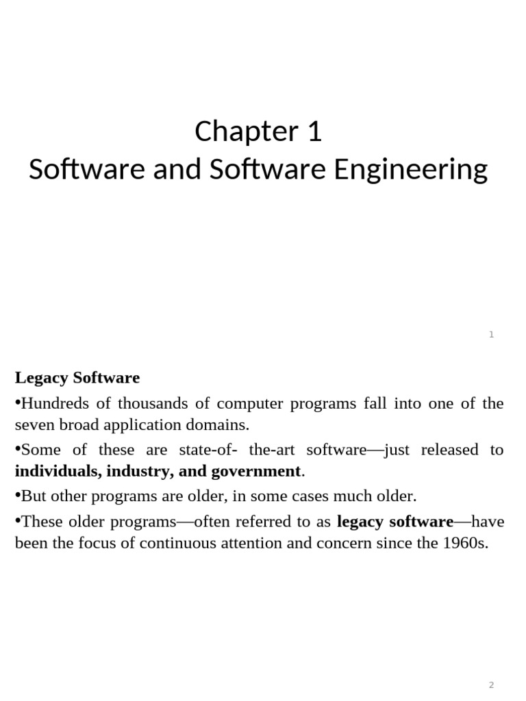 Legacy Software | PDF | Software | Computing