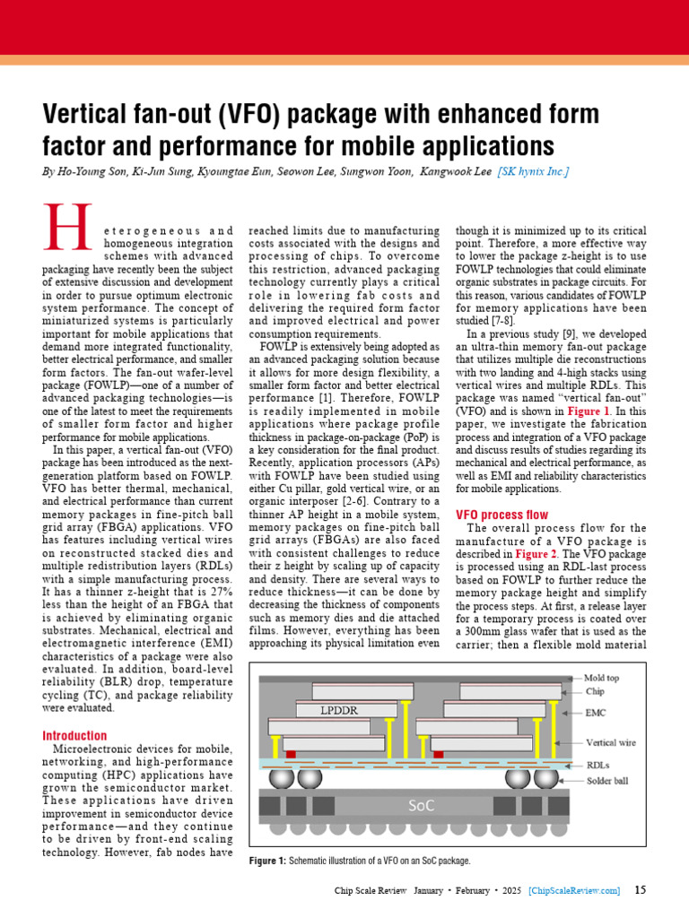 Next-Gen Vertical Fan-Out Package | PDF | Semiconductor Device Fabrication