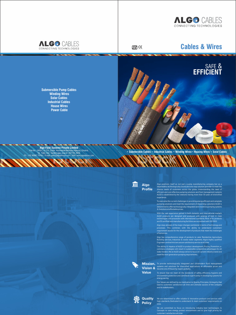 Cable - Catalogue | PDF | Electrical Conductor | Insulator (Electricity)