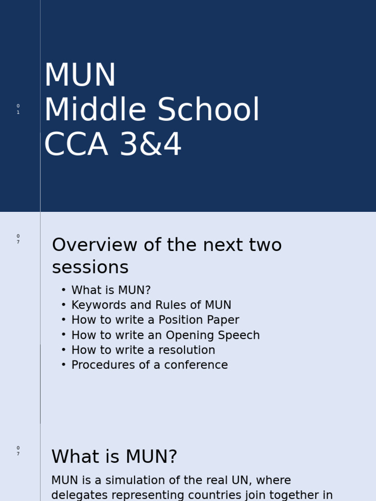 MUN Overview | PDF | Drinking Water
