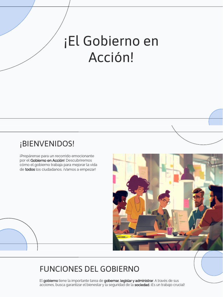 Funciones y Retos del Gobierno Actual | PDF
