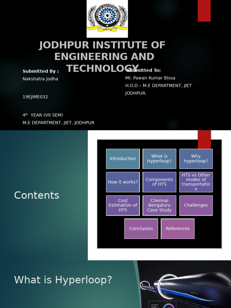 Hyperloop Technology Overview and Analysis | PDF | Hyperloop | Transport