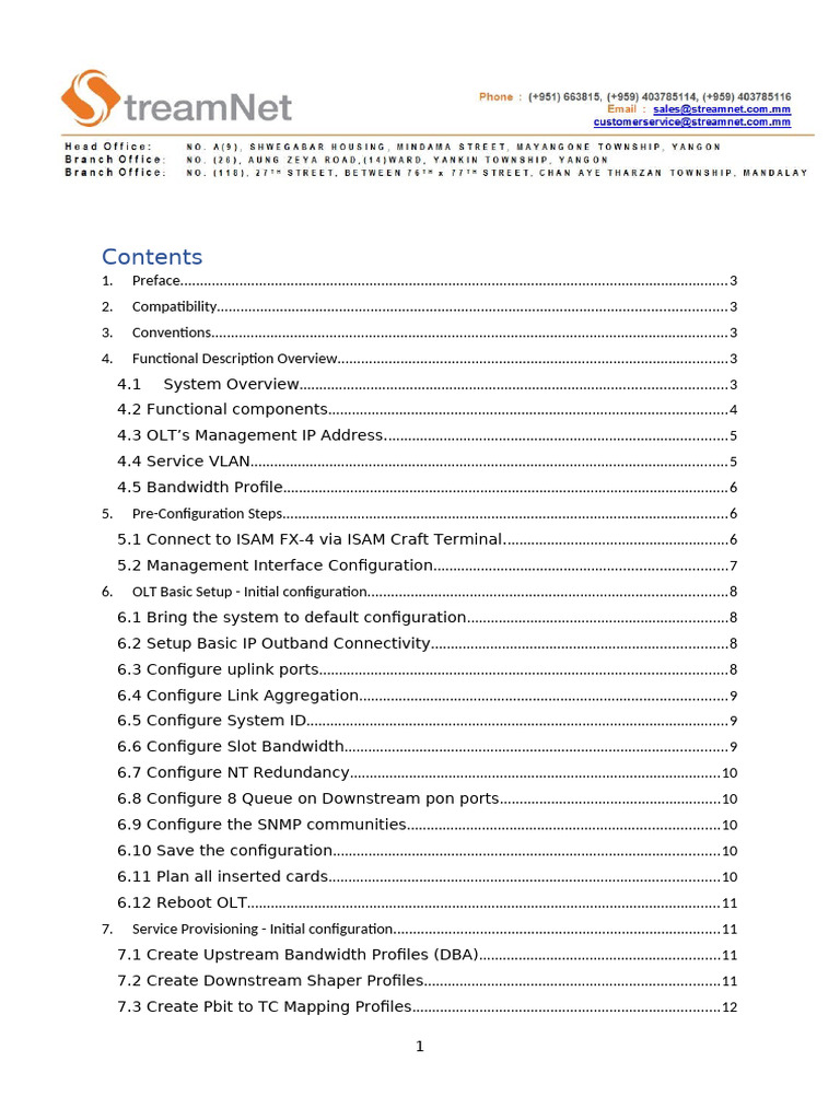 Nokia 7360 ISAM FX-4 Configuration Guide | PDF | Internet Standards ...
