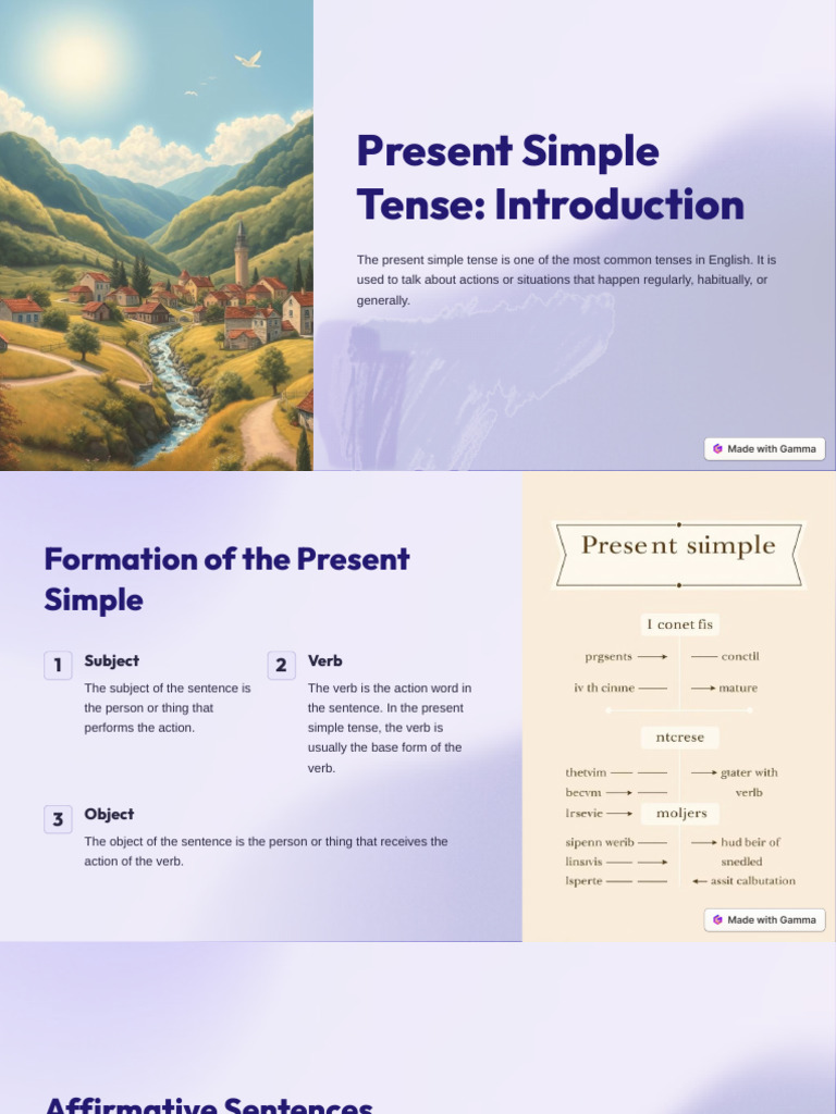 Present Simple Tense Explained | PDF | Subject (Grammar) | Verb