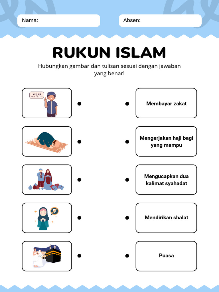 Rukun Islam: Panduan Lengkap dan Gambar | PDF