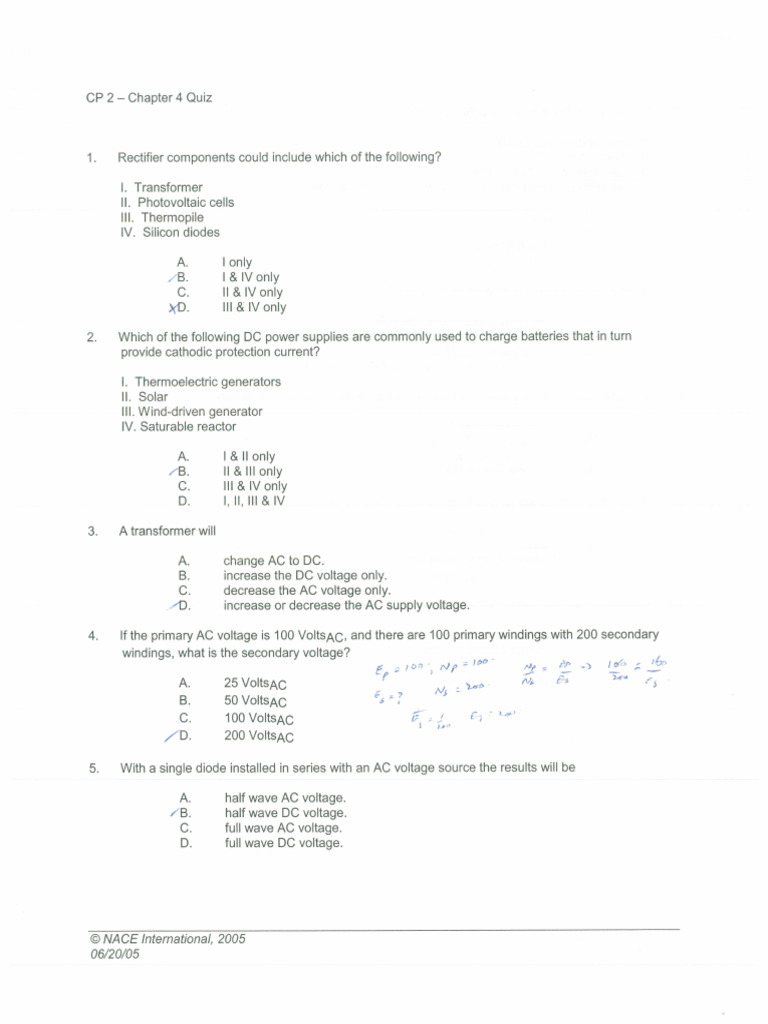 CP Question CH 4 | PDF