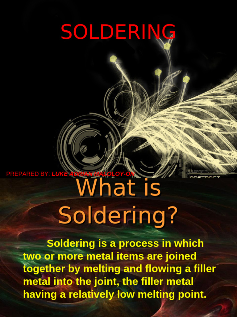 Solderingslideshow 100327045755 Phpapp02 | PDF | Soldering | Printed ...