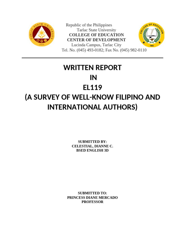 Top Filipino and International Authors | PDF