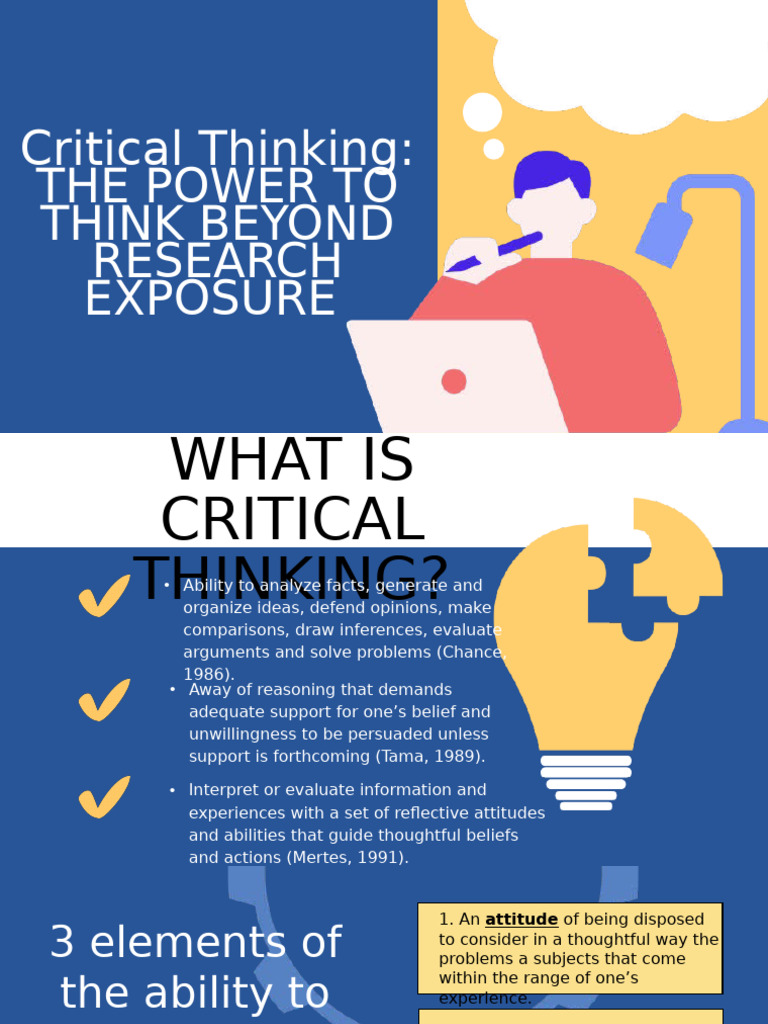 Critical Thinking in Education A Guide PDF Critical Thinking Thought