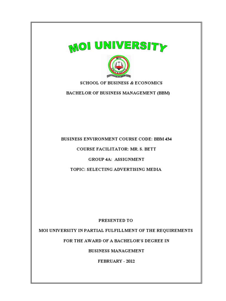 Advertising term paper picture