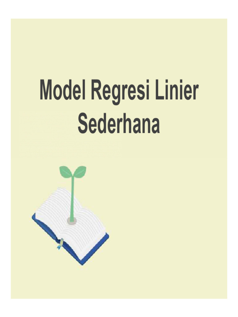 Model Regresi Linier Ganda | PDF