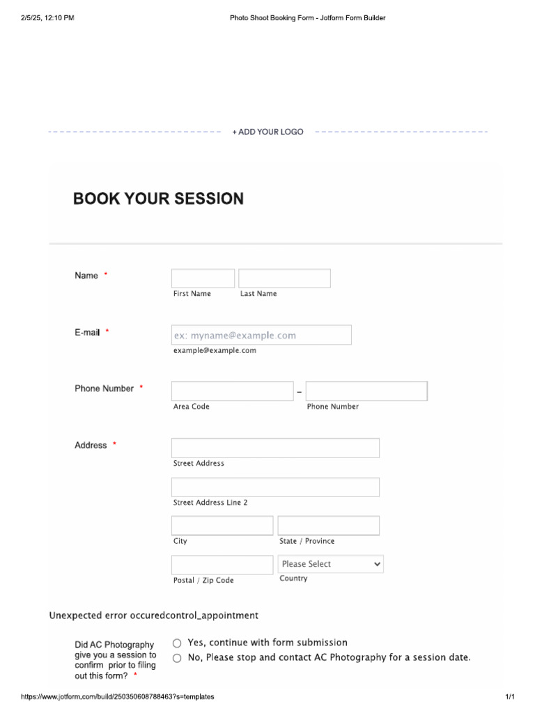 Book Yor Session | PDF
