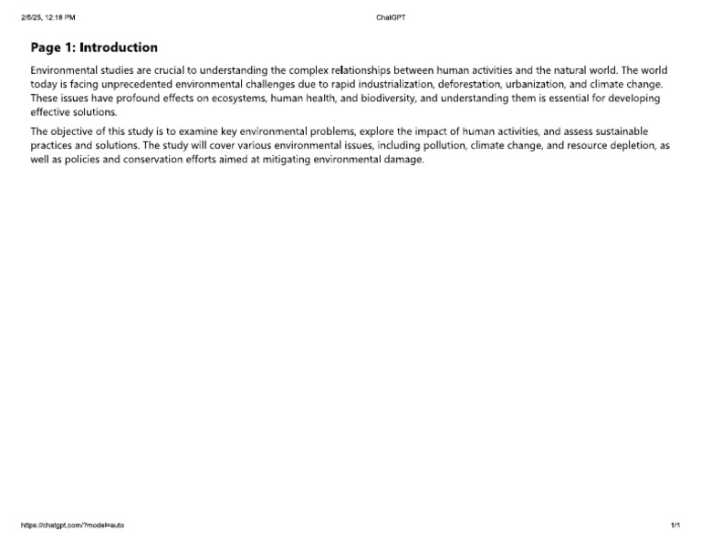 Environment 1 | PDF
