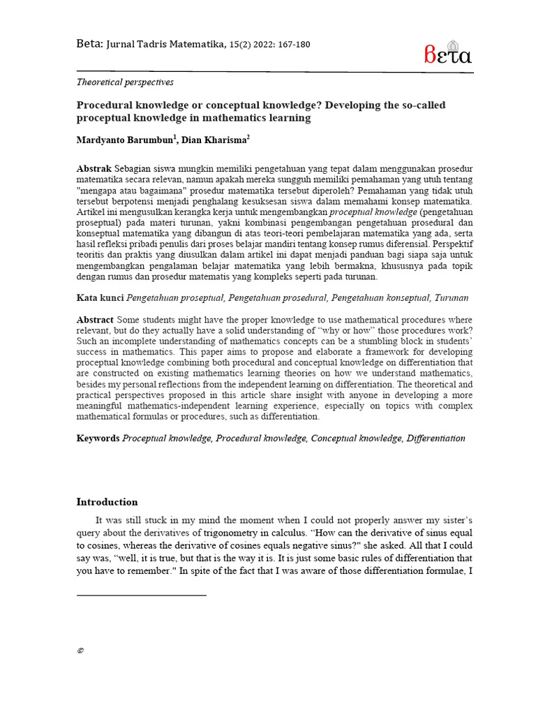 Proceptual Knowledge Galley | PDF | Knowledge | Slope
