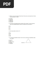 Mettl Aptitude Test Sample Questions | PDF | Odds | Length