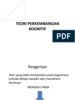 Teori Perkembangan Kognitif