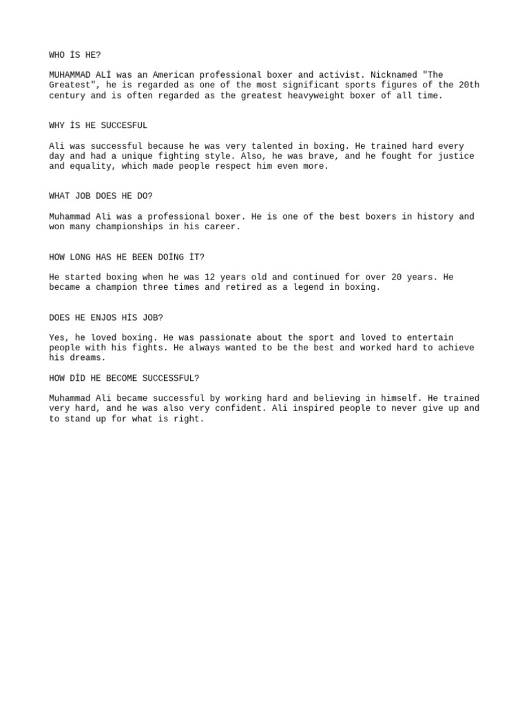 Muhammad Ali | PDF